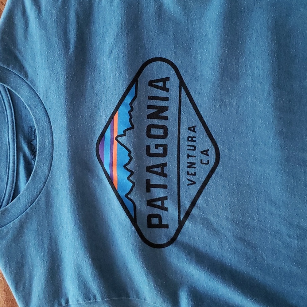 Patagonia Tee Small Slim Fit Blue